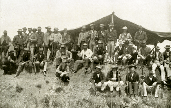 Boers At Target Practice